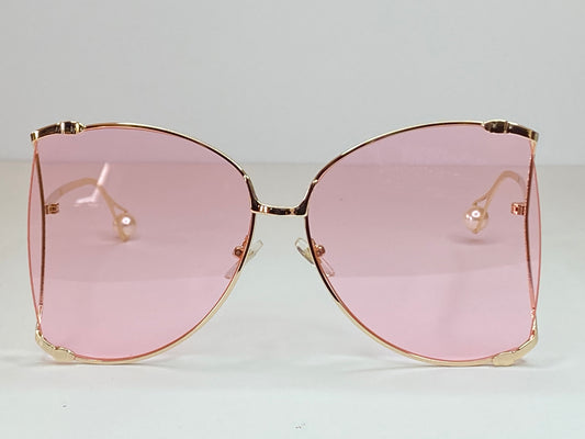 Oversized Sunglasses-Pink